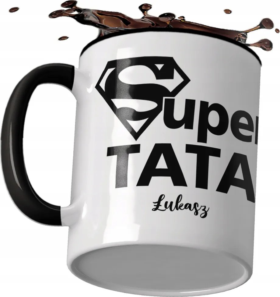 Bögre Ajándék Apák napjára Születésnapra Szuper Apa Apák neve Személyre szabás