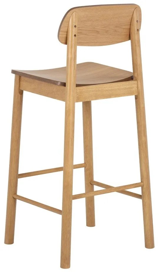 Natúr színű bárszék (ülésmagasság 74 cm) Barlow – Actona