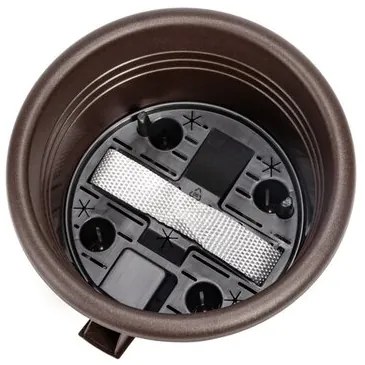 Plastia Öntözés nélküli virágcserép Narza átmérő25 cm, csokoládé, 25 cm átmérőjű