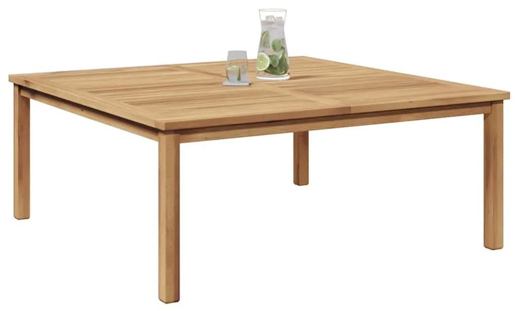 Dohányzóasztal Barna 110 x 110 x 45 cm Tömör tíkfa