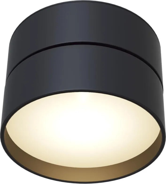 MAYTONI C024CL-L18B4K ONDA Hengeres Mennyezeti Lámpa Fekete LED IP20