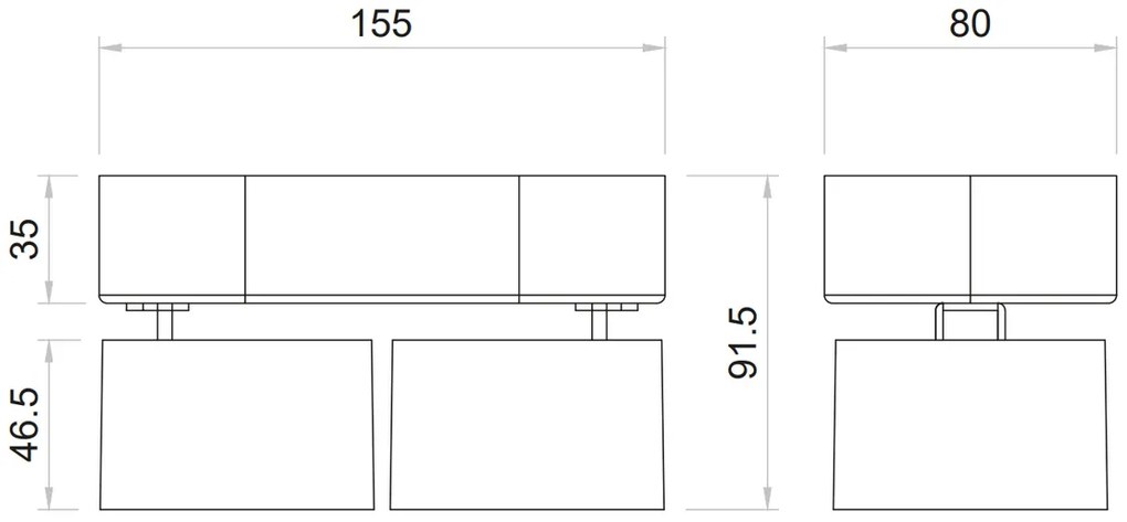 Lámpa Mennyezeti BIANCO 16W, 680lm, AC220-240V,50/60 Hz,Ra≥80,IP20,36°, CCT 2700/3300/4000K, kör, fekete