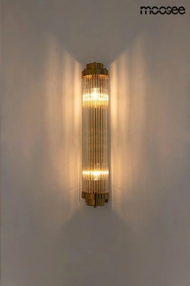 KING HOME MSE010100265 COLUMN Kristály Fali Lámpa Arany E14 IP20