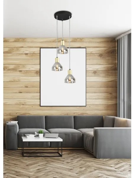 Csillár zsinóron GREGORY 3xE14/40W/230V