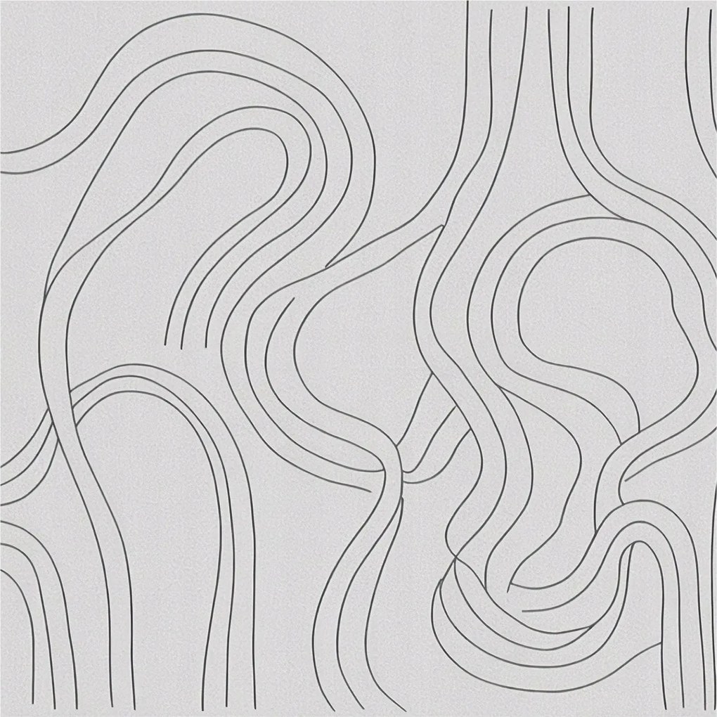 Flizelina Dekoratív Fotótapéta Hálószobába Organikus vonalak 250x250 Ragasztó