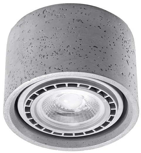 SOLLUX SL-0881 BASIC Hengeres Mennyezeti Lámpa Szürke GU10 IP20