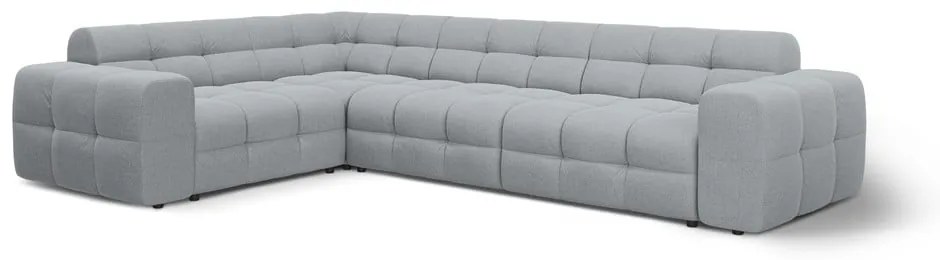 Szürke sarokkanapé (bal oldali-L alakú) Kendal – Micadoni