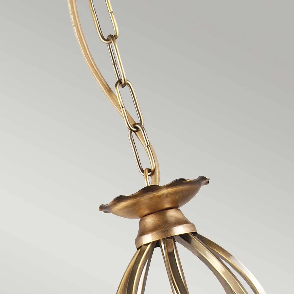 Elstead klasszikus csillár aegean sárgaréz elsag3-aged-brass