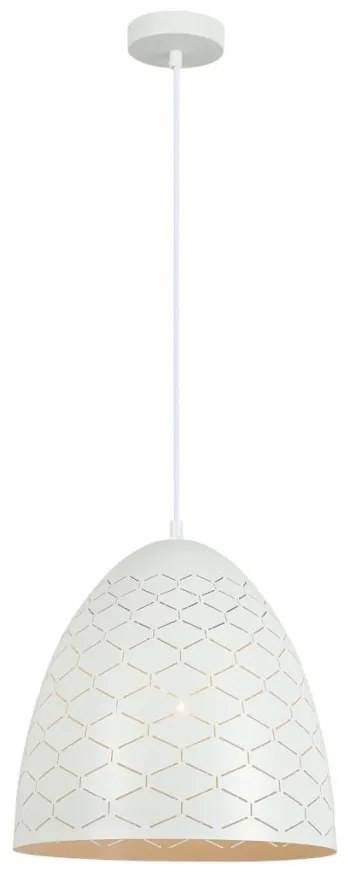 ITALUX PND-43445-1L-WH LEILANI Egyágú Függesztett Lámpa Fém E27 IP20