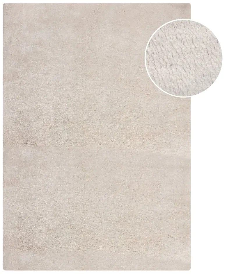 Krémszínű szintetikus szőrme szőnyeg 80x150 cm Faroe Wool Look Fur – Flair Rugs