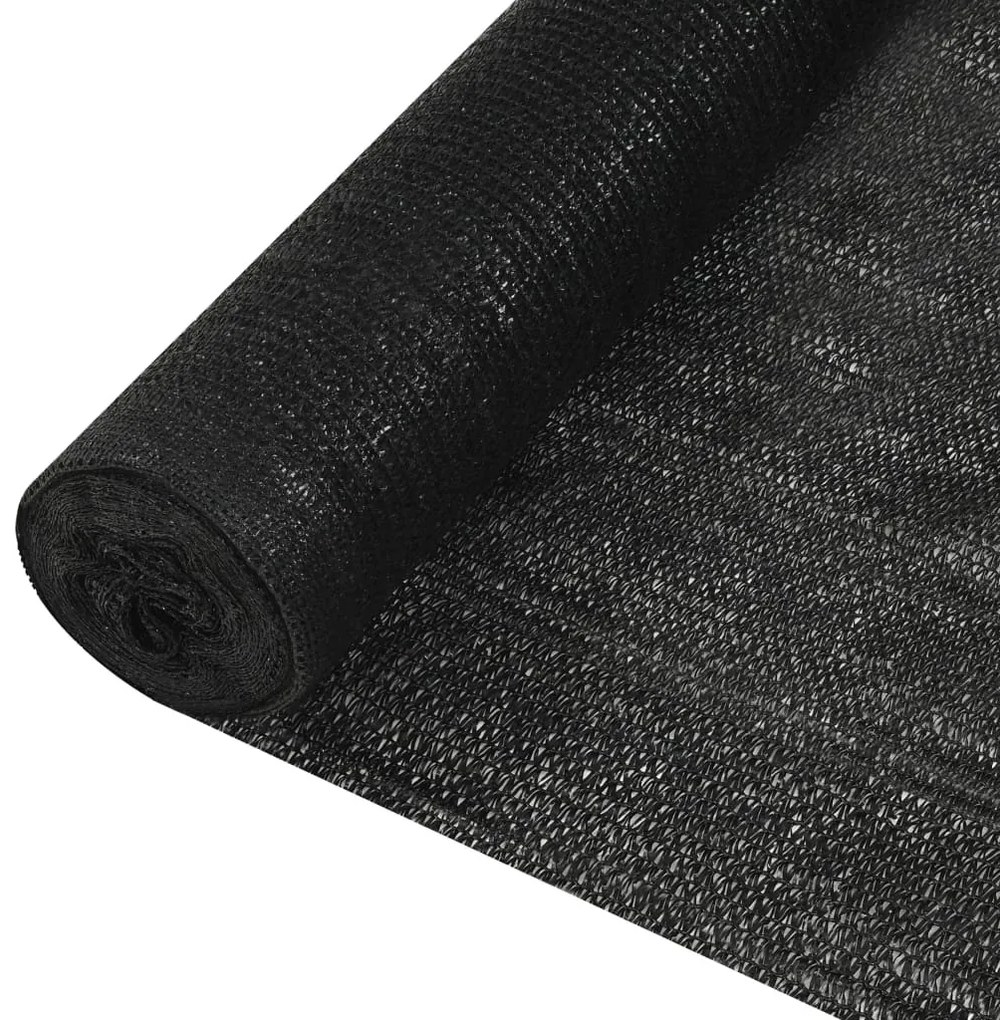 fekete HDPE belátásgátló háló 1,8 x 10 m 150 g/m²