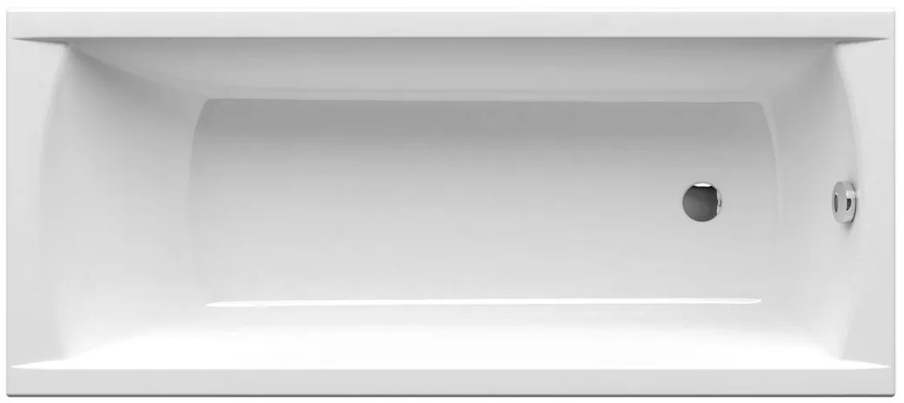 Téglalap alakú kád Ravak Classic 160x70 cm akrilát bal és jobb is CLS1600