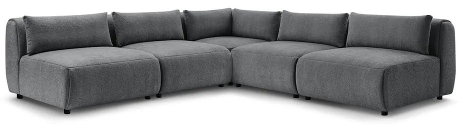Szürke sarokkanapé (variálható) Jeanne – Bobochic Paris
