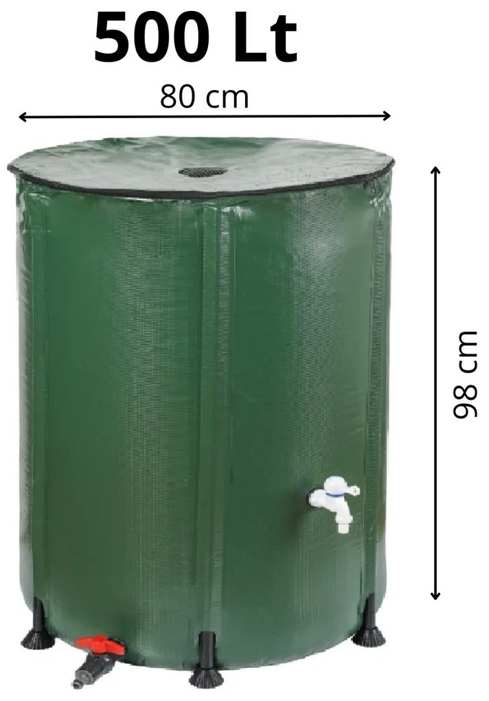 ASIST smart garden Összecsukható vízhordó 500L Array: S