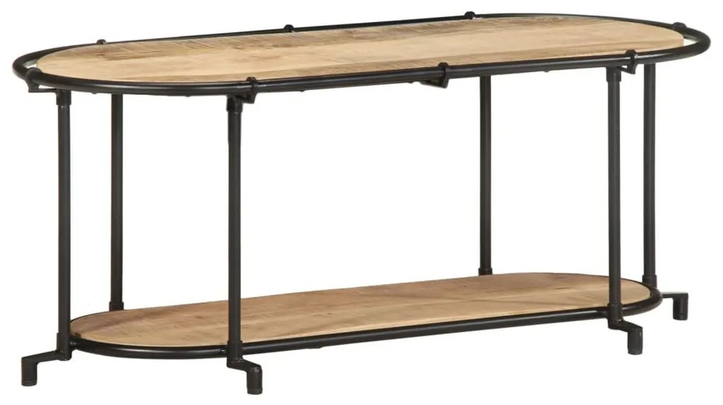 tömör nyers mangófa TV-szekrény 100 x 42 x 40 cm