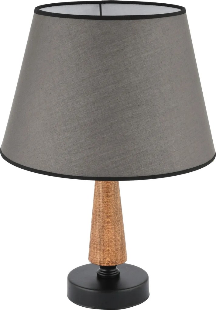 Fém éjjeli lámpa, szürke-barna, 20 cm – TR390FLH2723