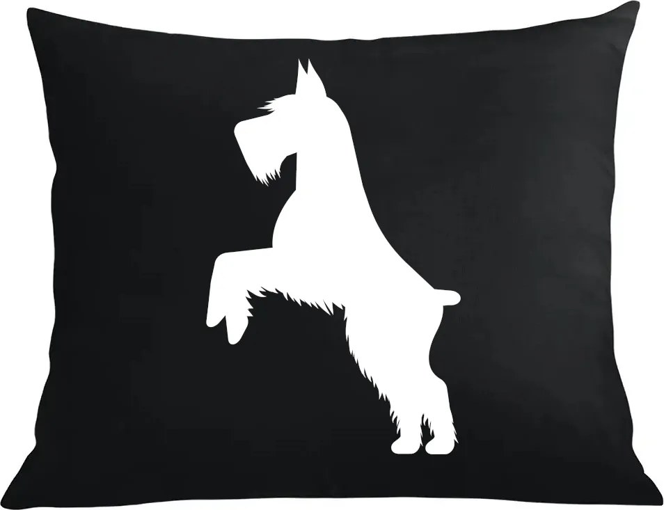 Párna+párnahuzat Kutya Terrier Ajándék