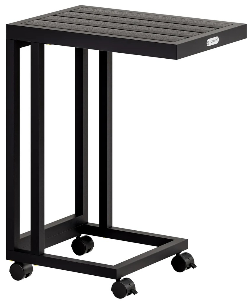 Casaria® WPC lerakóasztal - fekete