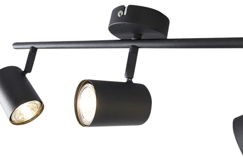 Okos fekete dönthető spotlámpák WiFi-s GU10-es - Jeana 3