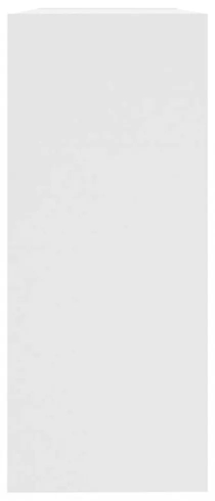 fehér térelválasztó könyvszekrény 100 x 30 x 72 cm