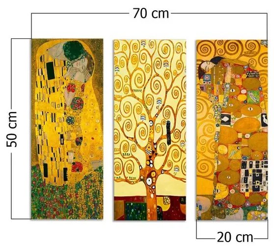 Fali Dekoráció MDF falikép (3 darab) 537MRV5167