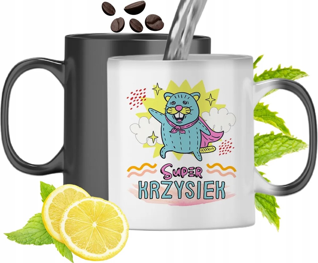 Kristófnak Varázslatos Bögre Gyerek Fiú Ajándék Nyomtatott Fotóval