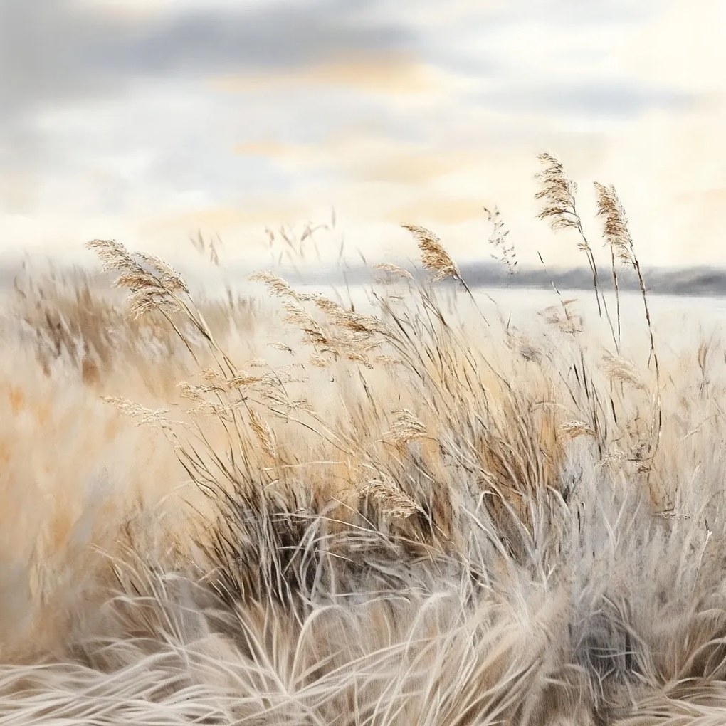 Vászonkép Canvas Természet Szabadtér Ősz Fű Rét 80x80