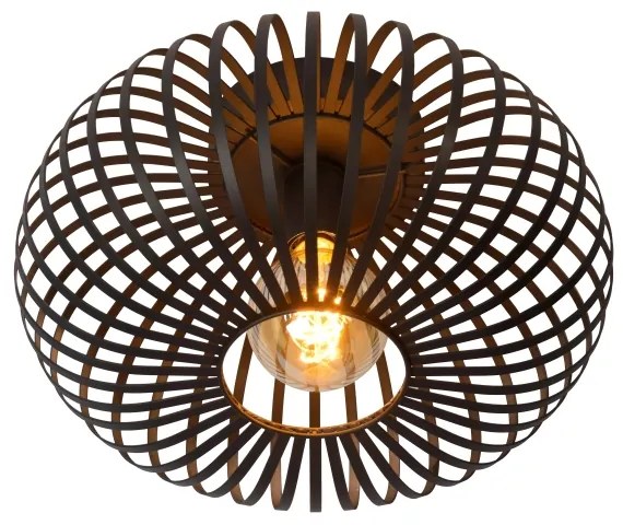 Lucide 78174/40/30 - Mennyezeti lámpa MANUELA 1xE27/60W/230V átm. 39,5 cm fekete