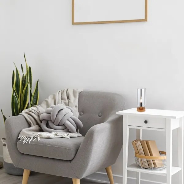 Rabalux 74120 - TANNO asztali lámpa 1xE27/25W/230V tölgy