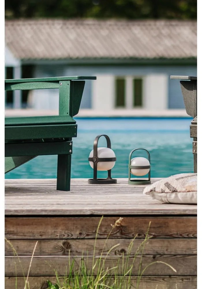 Napelemes-USB-s hordozható LED kültéri lámpa ø 12 cm Soft Spot – Rosendahl