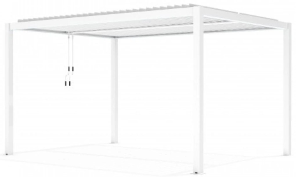 Luxe fehér pavilon 3x4 m