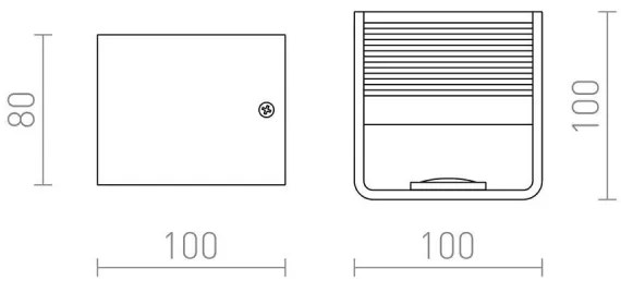 RED - Design Rendl - R12598 - LED Fali lámpa ONYX LED/5W/230V fehér