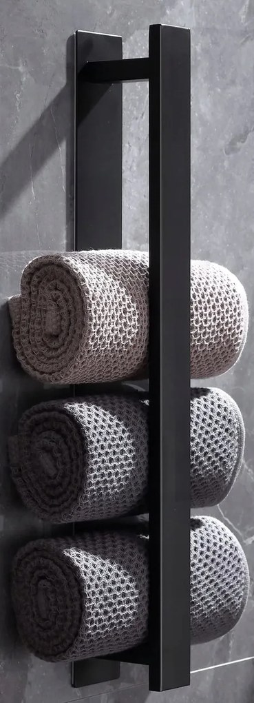 Plainshe 2x Törölközőtartó Függőleges Szint 40 cm