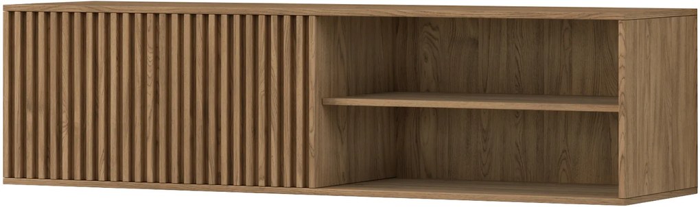 AKCIÓ Fali TV állvány ENTSIAN 150x40cm, artisan tölgy II. osztály