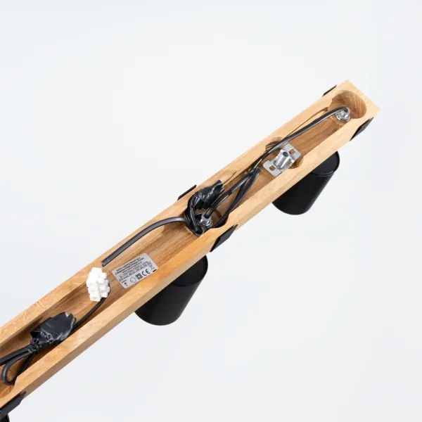 Sollux SL.1346 - Spotlámpa FAGER 4xGU10/10W/230V fekete