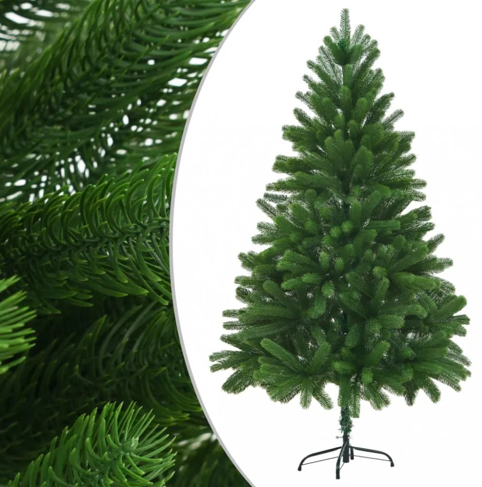 Zöld műfenyő élethű tűlevelekkel 210 cm
