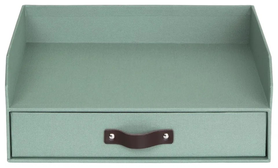 Zöld karton fiókos-dokumentumokhoz rendszerező Walter Canvas Paper Laminate – Bigso