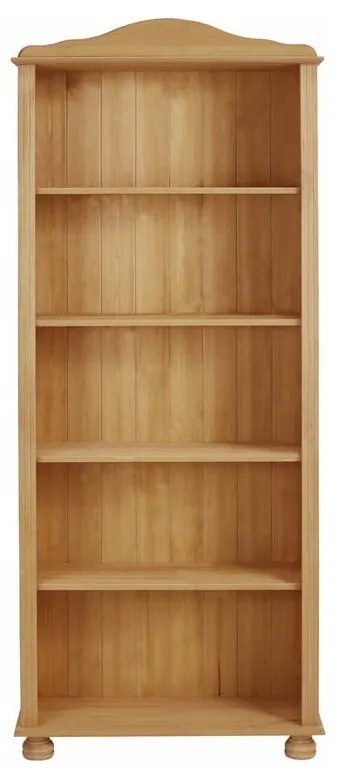 Natúr színű borovi fenyő könyvespolc 70x181 cm Ella – Støraa