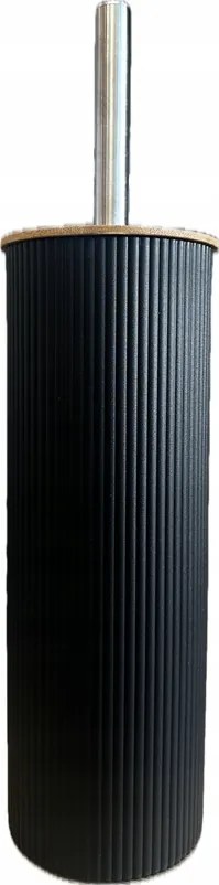 Smukee Wc kefe 9 x 36 cm Fekete csíkos