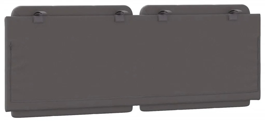 szürke műbőr fejtámla párna Zadar 140 cm