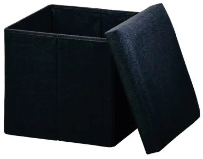 Kesper 15955 Taburet, fekete, 38 x 38 x 38 cm