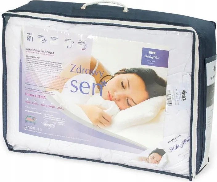 Antiallergén négyévszakos paplan 155x200 Mikroszálas fehér