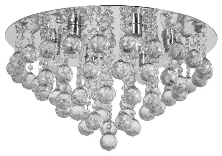 Kristály mennyezeti lámpa 6xE14/60W/230V
