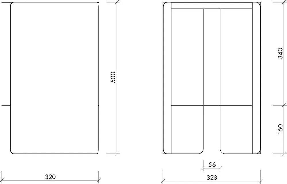 Acél kerek tárolóasztal ø 32 cm Wa – noo.ma