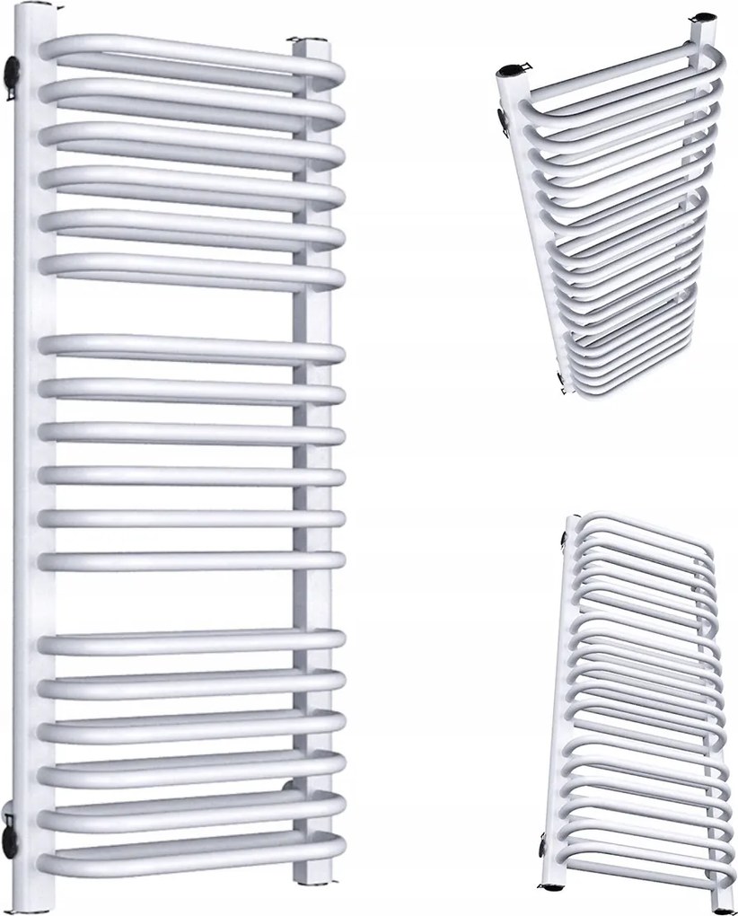 Fürdőszobai Radiátor Függőleges Double 1220/400 Szürke Szerkezet