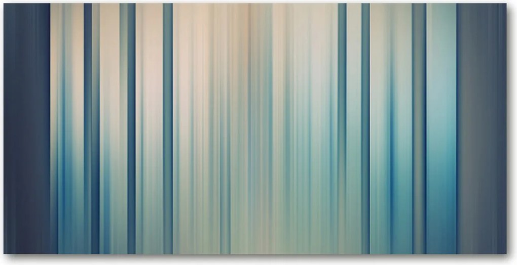 Fotó üvegkép Kék csíkok 140x70