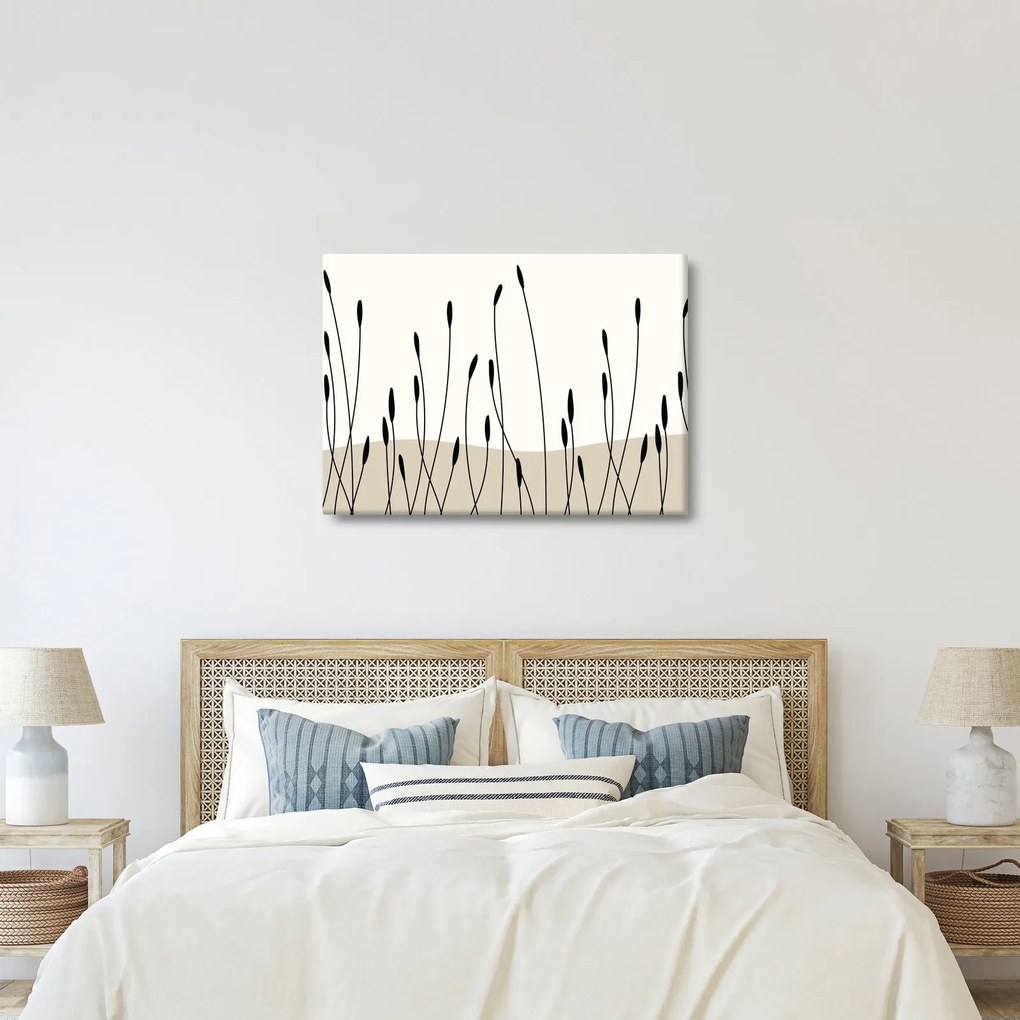 Kép - Grafikus rét N⁰3 (70x50 cm)