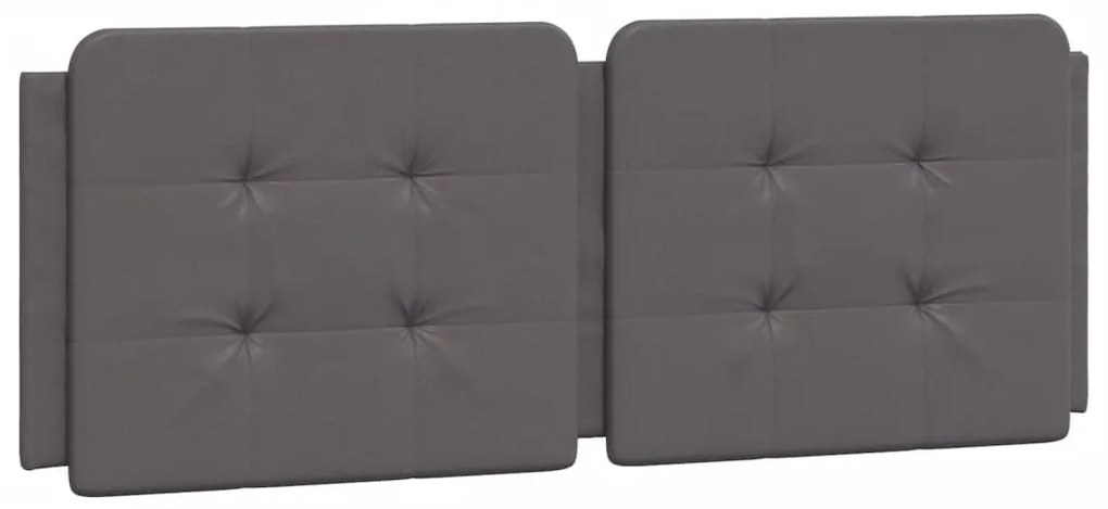 szürke műbőr ágykeret matrac nélkül Zadar 120 x 200 cm