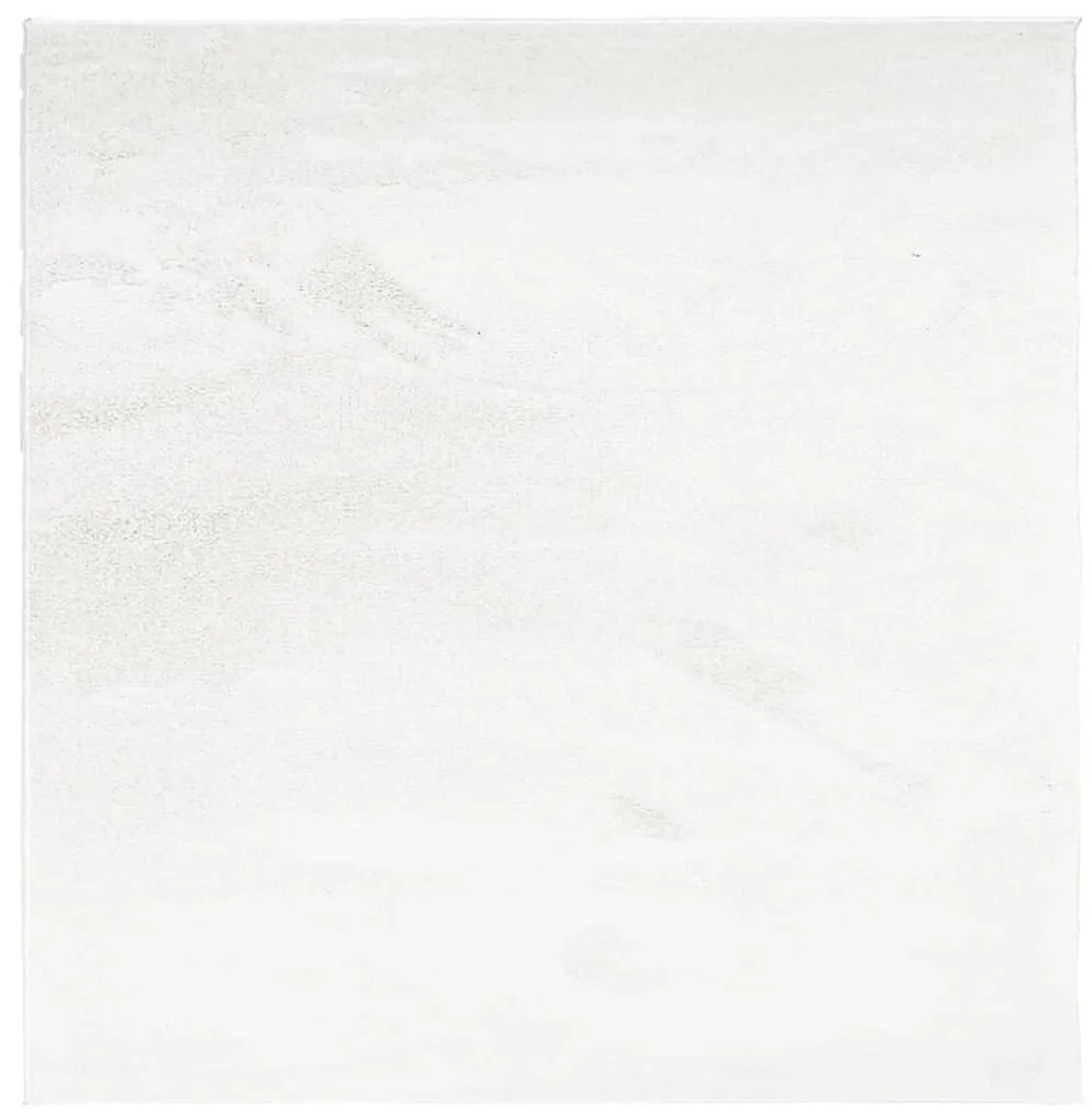 OVIEDO krémszínű rövid szálú szőnyeg 200 x 200 cm