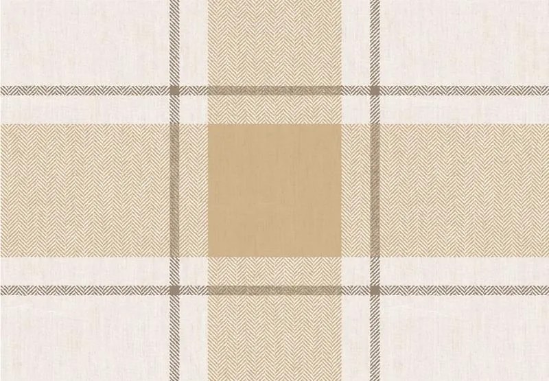 Parato Cristiana Masi Top Stripes Block barna-bézs kockás vlies tapéta – 38403